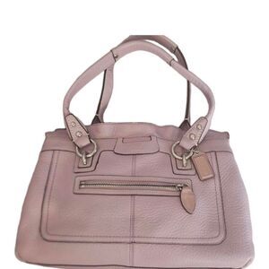 Coach Penelope Dusty Pink / Lilac / Lavendar Leather Shoulder Bag Purse